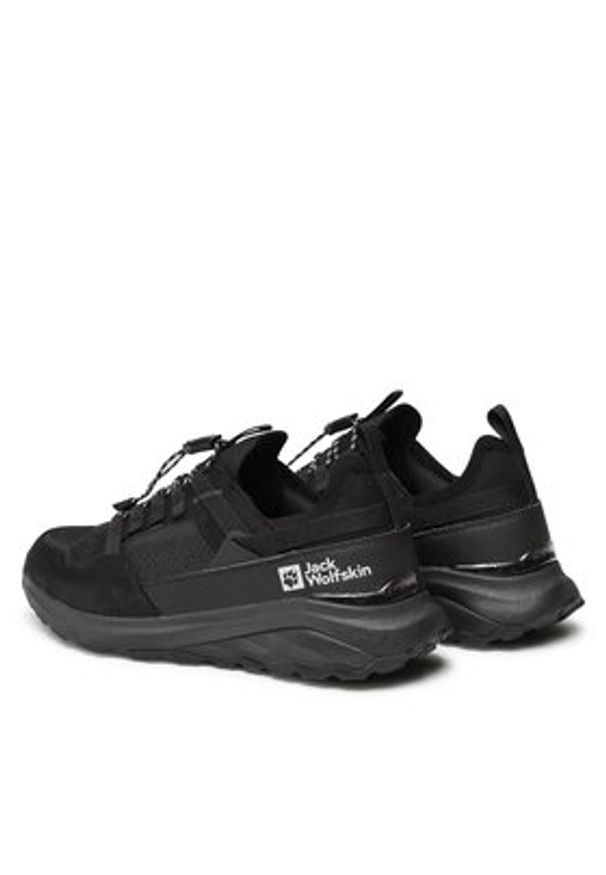 Jack Wolfskin Sneakersy Dromoventure Athletic Low M 4057011 Czarny. Kolor: czarny. Materiał: materiał