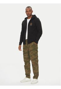 Aeronautica Militare Bluza 251FE1974F459 Czarny Regular Fit. Kolor: czarny. Materiał: bawełna #5
