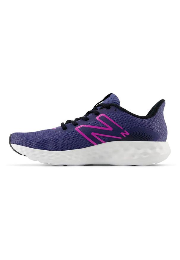 Buty do biegania damskie New Balance 411 RL3. Kolor: fioletowy. Materiał: materiał, syntetyk, guma. Szerokość cholewki: normalna