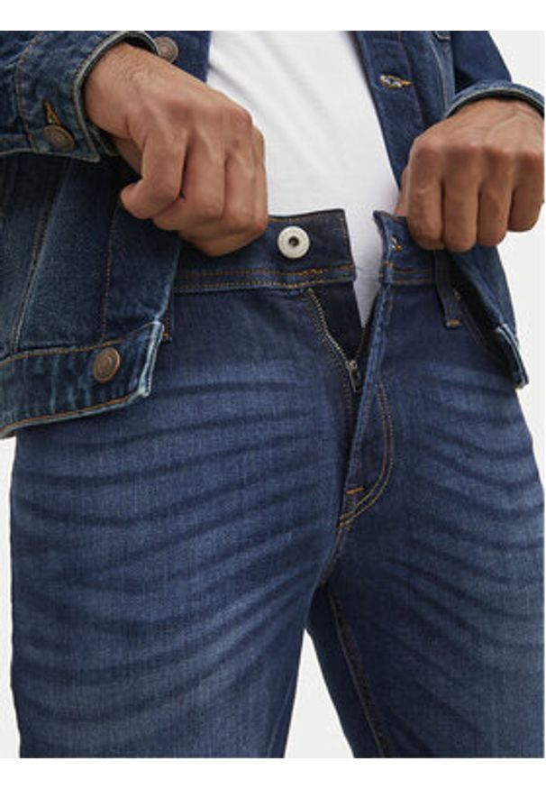 Jack & Jones Jeansy Liam 12110056 Granatowy Skinny Fit. Kolor: niebieski