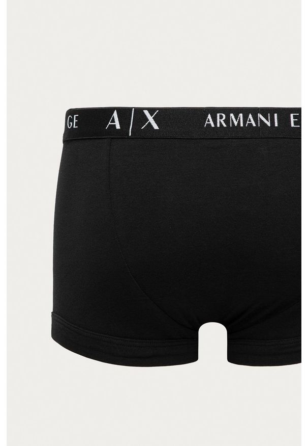 Armani Exchange - Bokserki (3-pack). Kolor: czarny