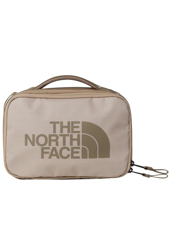 Kosmetyczka podróżna dla każdego The North Face Base Camp Voyager 0A81BLE261 - beżowe. Kolor: beżowy. Materiał: poliester, materiał. Wzór: aplikacja
