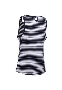 TRESPASS - Vest Top Damski Paski Kelly. Kolor: niebieski. Wzór: paski