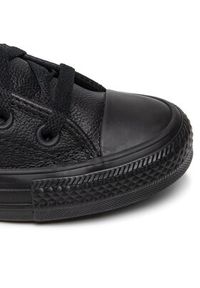 Converse Trampki Chuck Taylor All Star Mono Leather 135253C Czarny. Kolor: czarny. Materiał: skóra #5