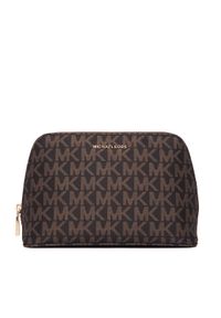 Michael Kors Kosmetyczka 32R6GJ6T5C Brązowy. Kolor: brązowy. Materiał: materiał #1