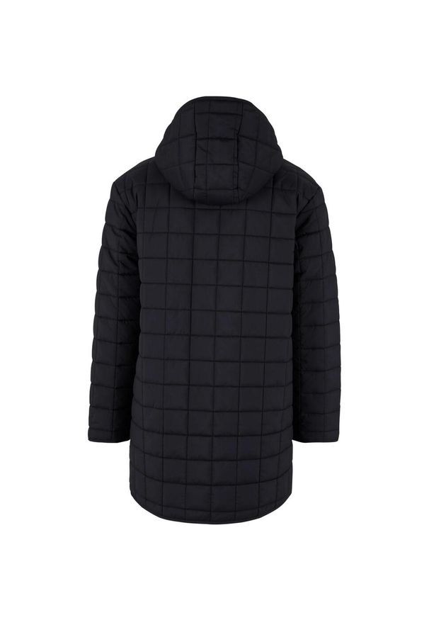Urban Classics - Parka Męska Z Podszewką Z Polaru. Kolor: czarny. Materiał: polar
