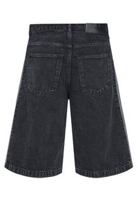 Adidas - adidas Szorty jeansowe adicolor Denim Firebird JC6719 Czarny Loose Fit. Kolor: czarny. Materiał: bawełna #3