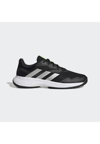 Obuwie tenisowe Mężczyzna Adidas Courtjam Control czarny. Kolor: czarny, szary, biały, wielokolorowy. Sport: tenis