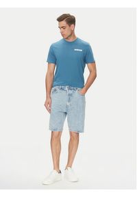 Calvin Klein Jeans T-Shirt LV04RC846G Niebieski Regular Fit. Kolor: niebieski. Materiał: bawełna #5