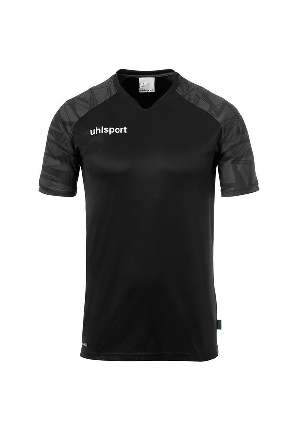 UHLSPORT - Koszulka dziecięca Uhlsport Goal 25. Kolor: brązowy, wielokolorowy, czarny, szary. Materiał: materiał. Sport: piłka nożna