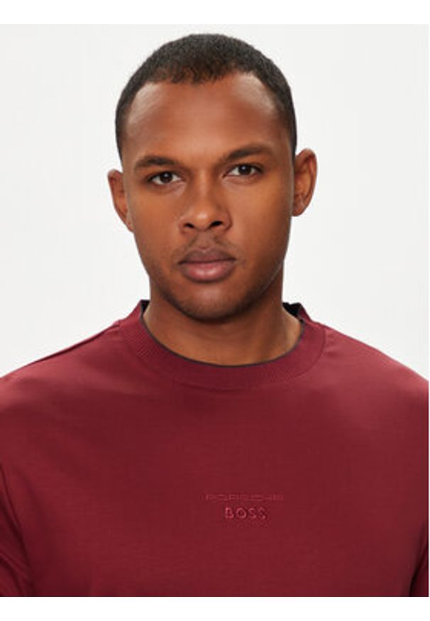 BOSS - Boss T-Shirt H-Thompson 40_PS 50518631 Czerwony Regular Fit. Kolor: czerwony. Materiał: bawełna