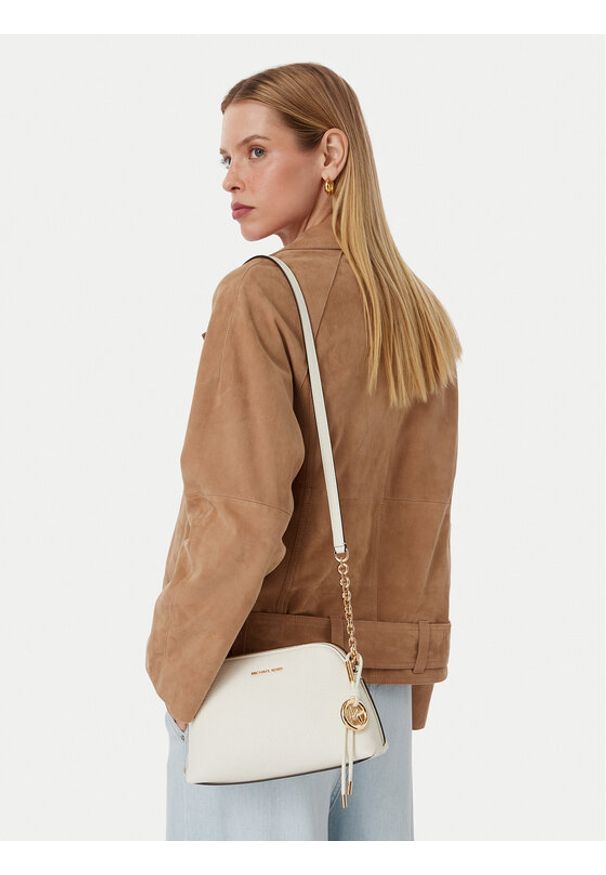 MICHAEL Michael Kors Torebka 32T6GX4C1L Kremowy. Kolor: kremowy. Materiał: skórzane