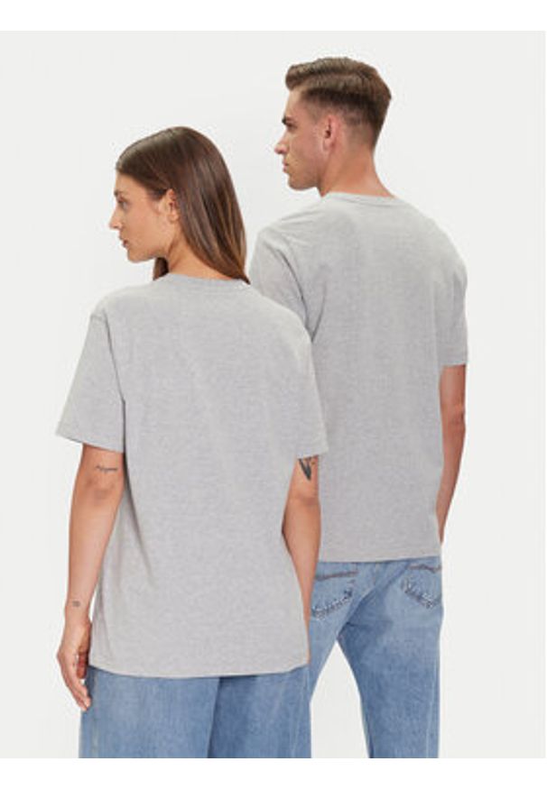 Guess Jeans T-Shirt M5BI78 K8FQ4 Szary Regular Fit. Kolor: szary. Materiał: bawełna