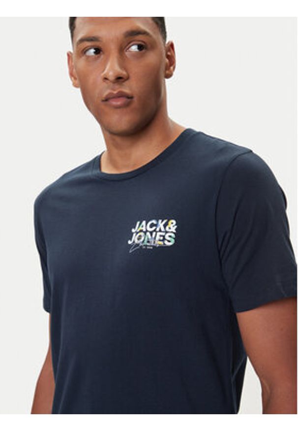 Jack & Jones Komplet t-shirtów Geplas 12288304 Kolorowy Regular Fit. Materiał: bawełna. Wzór: kolorowy