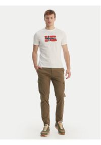 Napapijri T-Shirt S-Mahsa NP0A4FZB Biały Regular Fit. Kolor: biały. Materiał: bawełna #2