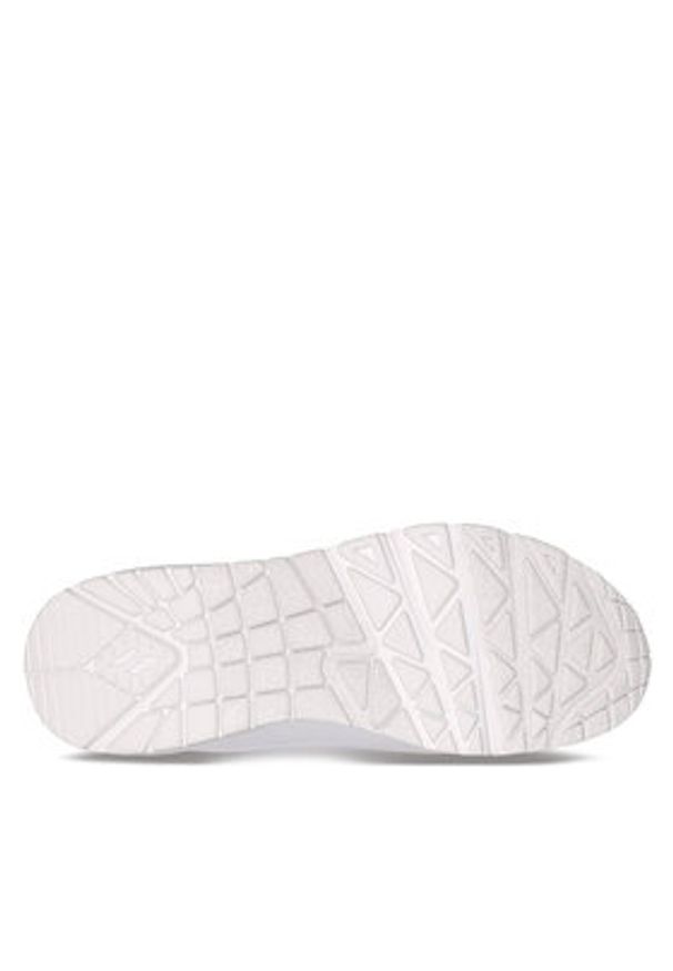 skechers - Skechers Sneakersy Uno-stand On Air 73690/W Biały. Kolor: biały. Materiał: skóra