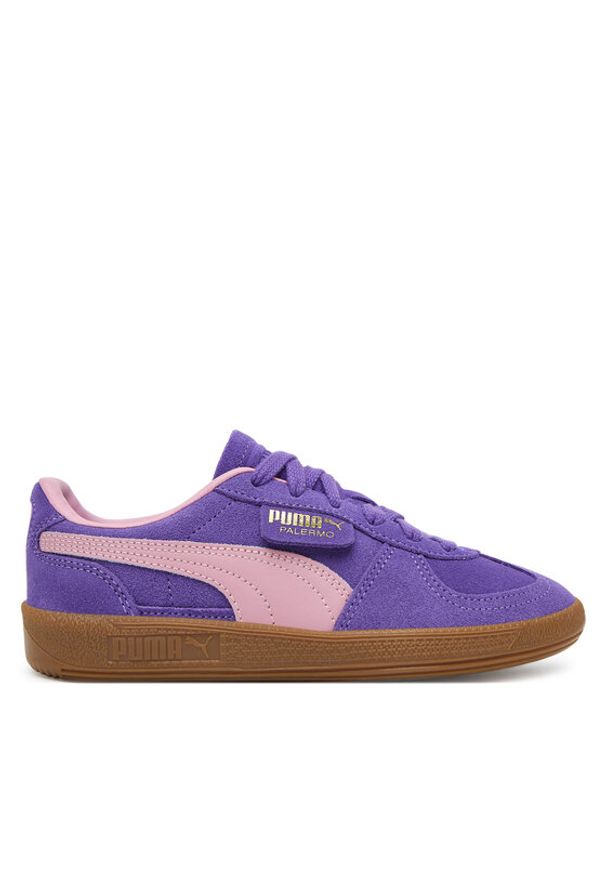 Puma Sneakersy Palermo Jr 397271 36 Fioletowy. Kolor: fioletowy. Materiał: zamsz, skóra