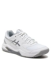 Asics Buty do tenisa Gel-Dedicate 8 1042A237 Biały. Kolor: biały. Materiał: skóra. Sport: tenis