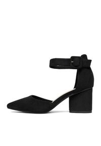 DeeZee Czółenka CEO-112233 Czarny. Kolor: czarny. Materiał: materiał #8