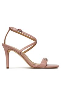 MICHAEL Michael Kors Sandały Lena 40R5LEHS1L Różowy. Kolor: różowy. Materiał: skóra #1