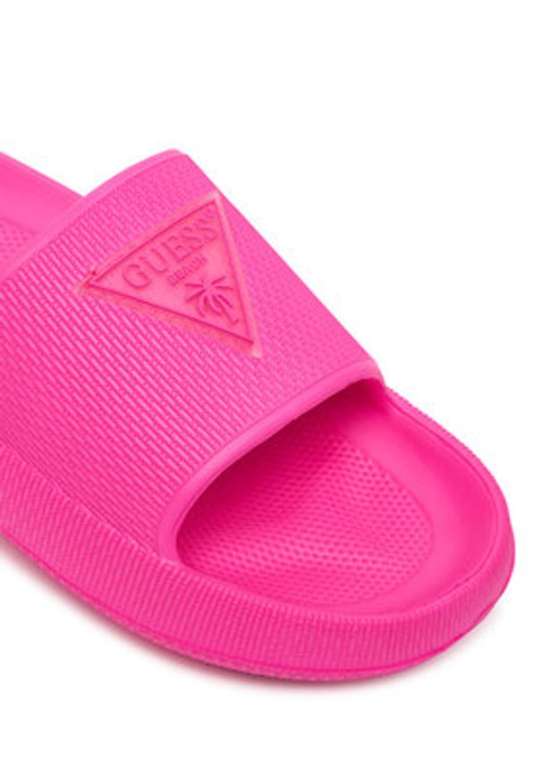 Guess Klapki E6GZ19 WG5X0 Różowy ciemny. Kolor: różowy. Materiał: syntetyk