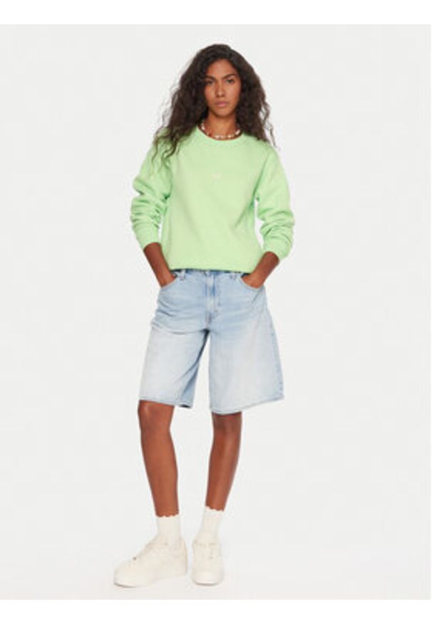 Roxy Bluza Surf Stoked ERJFT05018 Zielony Regular Fit. Kolor: zielony. Materiał: syntetyk