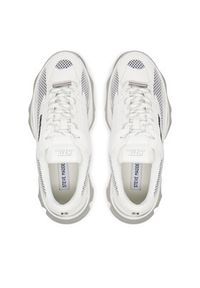 Steve Madden Sneakersy SM11002327 Biały. Kolor: biały. Materiał: skóra