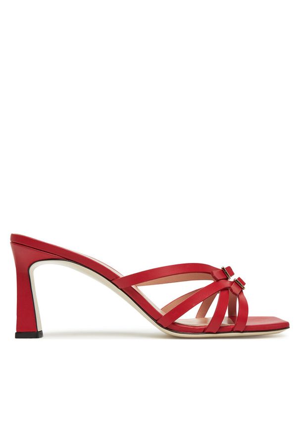 Klapki Pollini. Kolor: czerwony