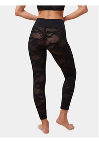 Triumph Getry Smart Deco Leggings 10215938 Czarny. Kolor: czarny. Materiał: syntetyk