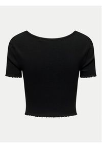 only - ONLY T-Shirt Betty 15311919 Czarny Regular Fit. Kolor: czarny. Materiał: bawełna #7