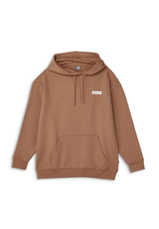 Puma Bluza Ess Relaxed Fl 67715846. Kolor: brązowy