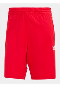 Adidas - adidas Szorty sportowe adicolor Firebird IM9421 Czerwony Regular Fit. Kolor: czerwony. Materiał: syntetyk. Styl: sportowy #3
