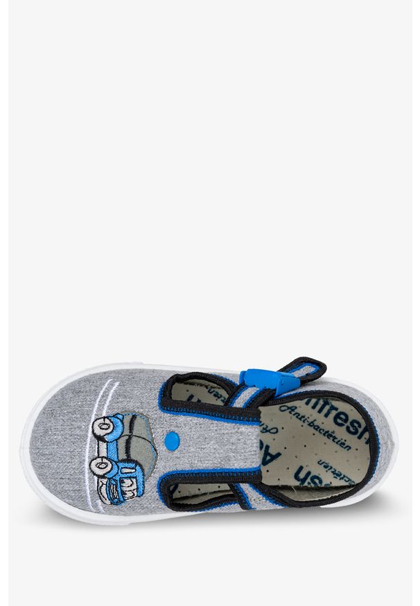 Zetpol - Szare kapcie zetpol alan 11337. Kolor: szary