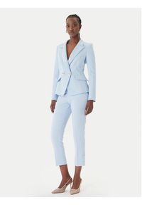 Rinascimento Spodnie materiałowe CFC0128641003 Błękitny Slim Fit. Kolor: niebieski. Materiał: materiał #3