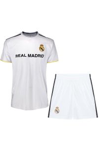 Real Madrid - Real Madryt komplet koszulka spodenki junior RM1KTK124 164 biały. Kolor: biały. Sport: piłka nożna