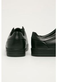 Wojas Buty skórzane kolor czarny na płaskiej podeszwie. Nosek buta: okrągły. Zapięcie: sznurówki. Kolor: czarny. Materiał: skóra. Obcas: na płaskiej podeszwie #3