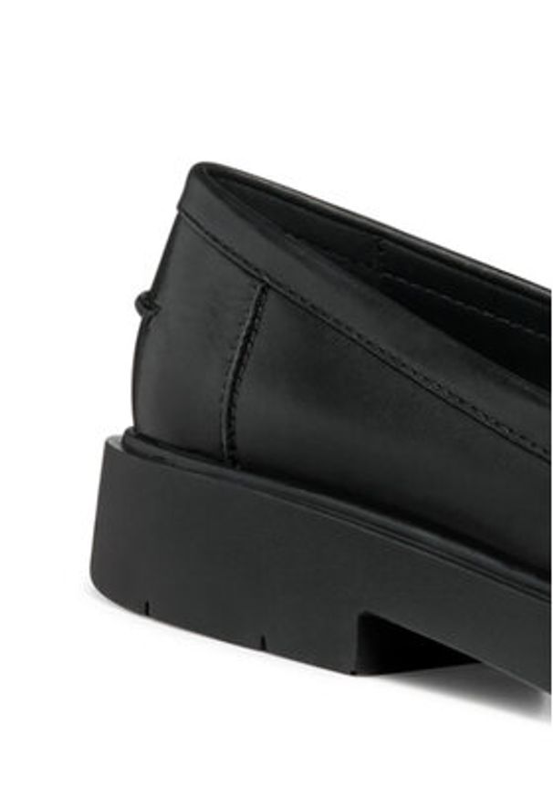 Geox Loafersy D Spherica Ec1 D25QRA 00043 C9B5V Czarny. Kolor: czarny. Materiał: skóra