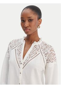 Morgan Koszula 261-TNICOLE Biały Regular Fit. Kolor: biały. Materiał: syntetyk #3