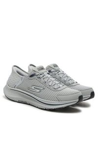 skechers - Skechers Buty do biegania Slip-ins: GO RUN Consistent 220863/LTGY Szary. Kolor: szary. Materiał: materiał. Sport: bieganie #6