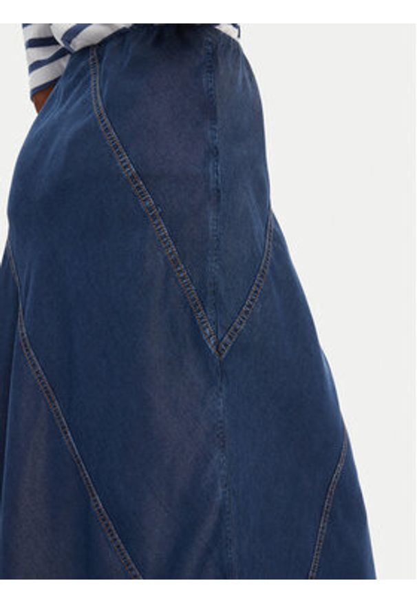 Munthe Spódnica maxi Parson 252122225207 Niebieski Regular Fit. Kolor: niebieski. Materiał: lyocell
