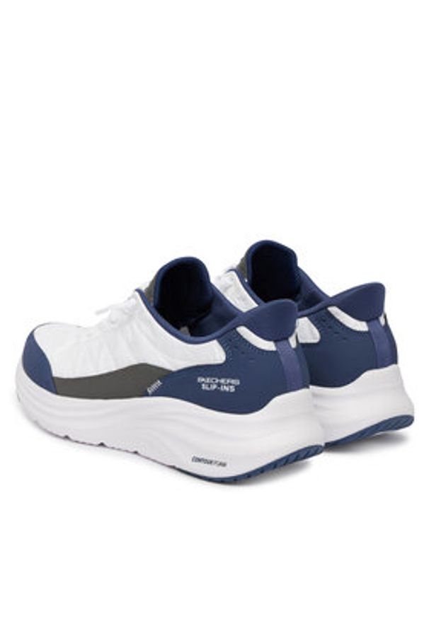 skechers - Skechers Sneakersy Slip-ins Contour Foam - Cozy Fit Golden Hour 232619/WNV Biały. Kolor: biały. Materiał: materiał