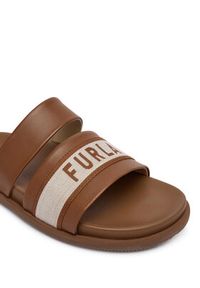 Furla Klapki Tide YL11TID BX0070 PT 0213S Brązowy. Kolor: brązowy. Materiał: skóra #5