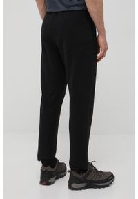 CMP spodnie męskie kolor czarny gładkie. Kolor: czarny. Materiał: włókno, materiał. Wzór: gładki