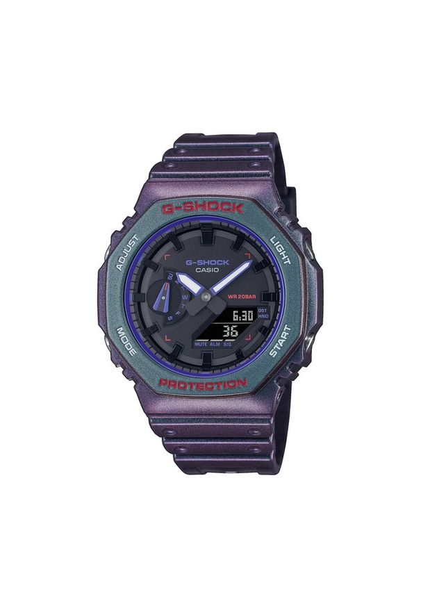 Zegarek G-Shock. Kolor: fioletowy
