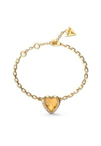 Guess Bransoletka JUBB0460 7JW Złoty. Materiał: metalowe. Kolor: złoty