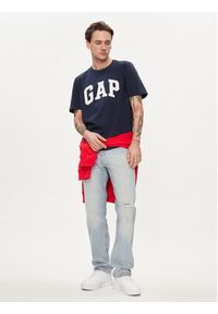 GAP - Gap T-Shirt 856659-04 Granatowy Regular Fit. Kolor: niebieski. Materiał: bawełna #5