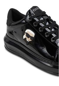 Karl Lagerfeld - KARL LAGERFELD Sneakersy KL62531U Czarny. Kolor: czarny. Materiał: lakier, skóra #6