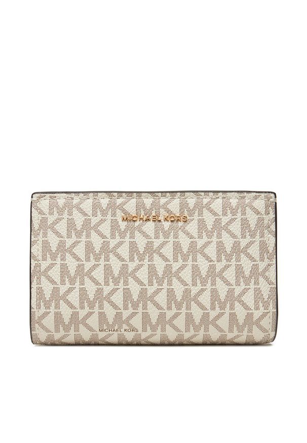 Duży Portfel Damski MICHAEL Michael Kors. Kolor: beżowy