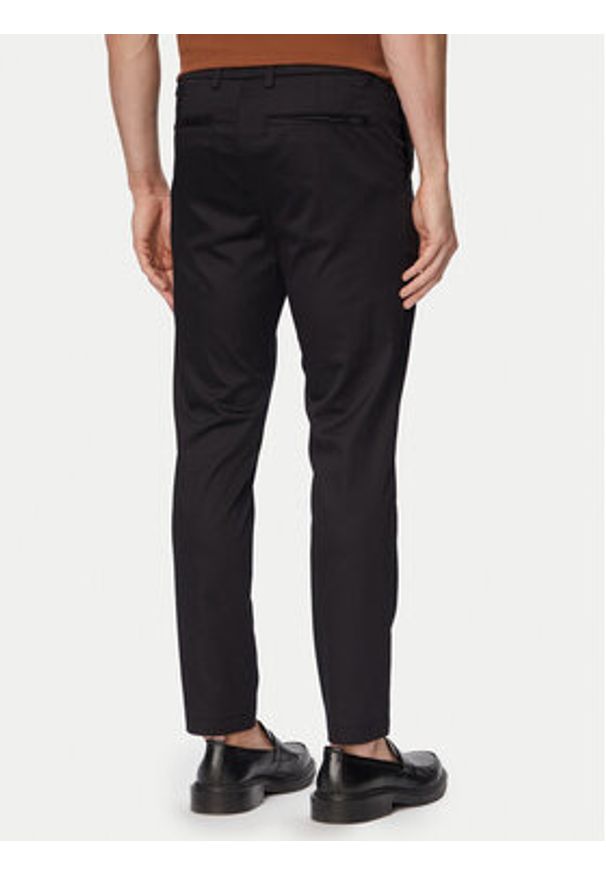 BOSS Spodnie materiałowe P-Kaiton1 50553841 Czarny Slim Fit. Kolor: czarny. Materiał: bawełna