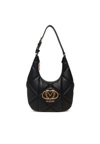 Love Moschino - LOVE MOSCHINO Torebka JC4082PP0NLC0000 Czarny. Kolor: czarny. Materiał: skórzane
